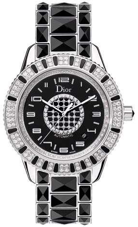 dior christal mens watch|CD115511M001 Christian Dior Christal Black Diamond Dial Mens .